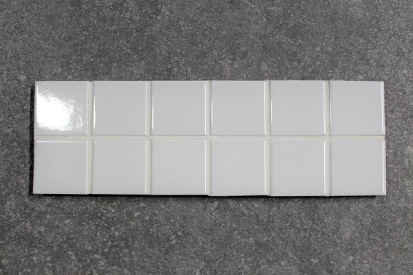 White small square porcelain tile 